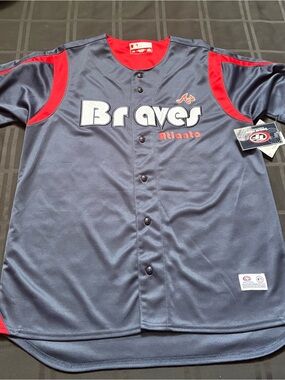 Men’s Atlanta Braves True Fan NWT Jersey MLB Size:Large